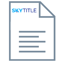 Icon - Sky Title Document